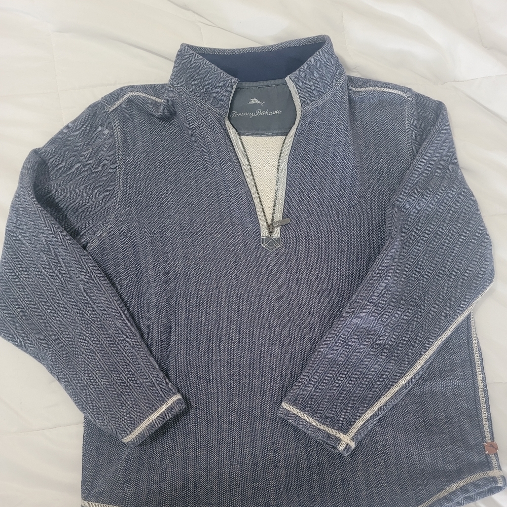 Tommy Bahama half zip sweater